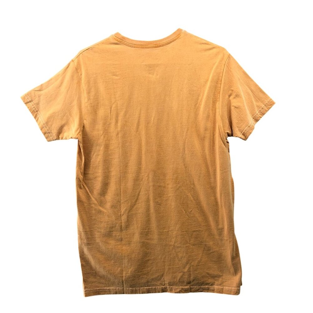 Free Love Cat Cat Fish Graphic T Shirt Mens‎ M Short Sleeve Orange Greece - Picture 2 of 7